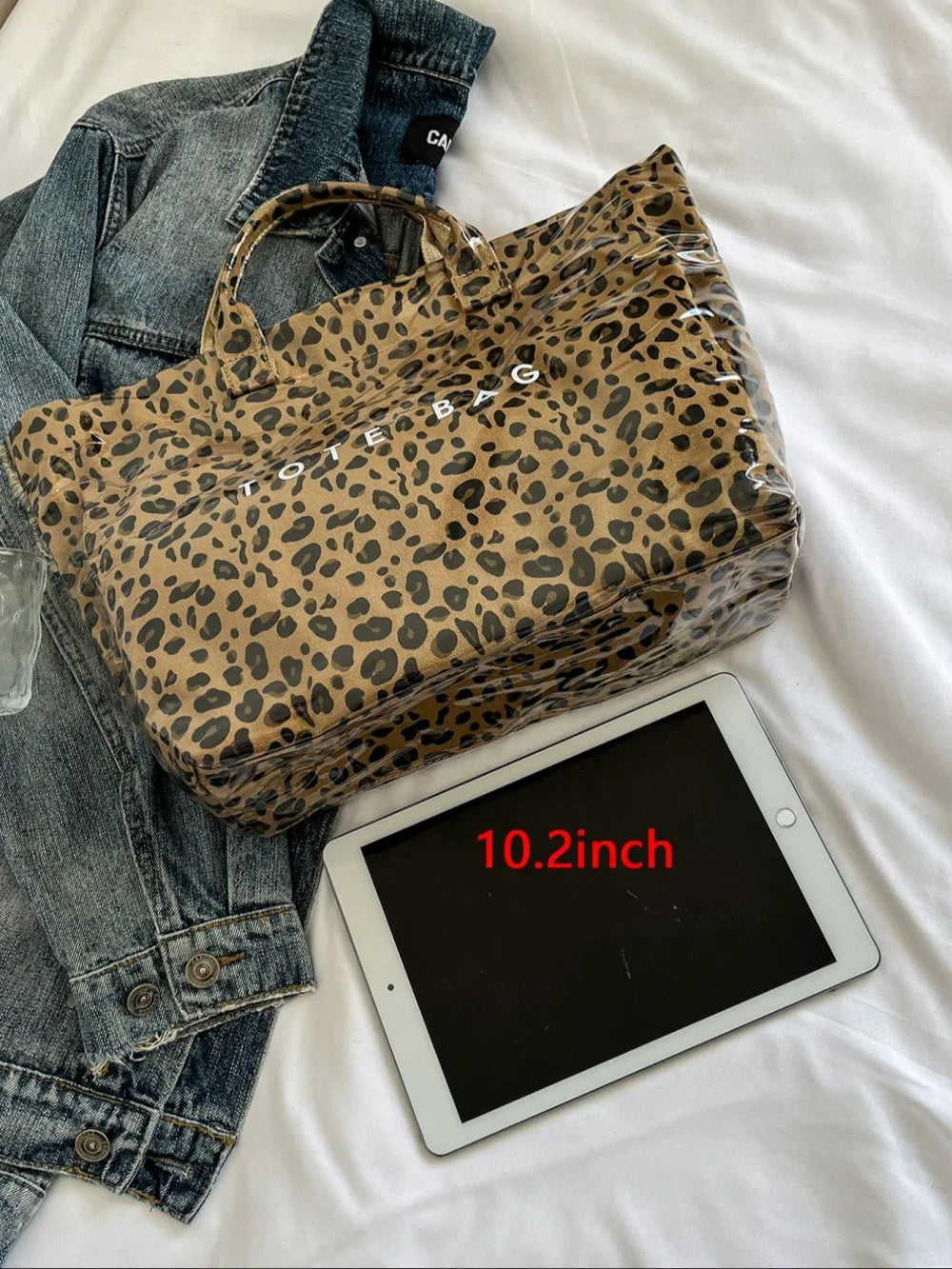 Leopard Print Commuter Tote