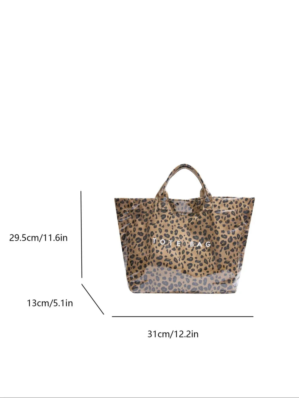Leopard Print Commuter Tote